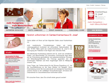 Tablet Screenshot of caritasstjosef.de